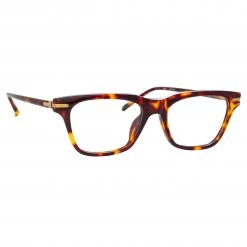 LINDA FARROW Sales 50 Linda Farrow Linear Mae A Cat Eye Optical Frame In Tortoiseshell