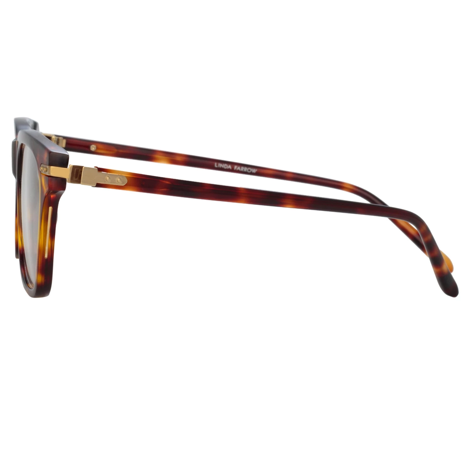 Linda Farrow Linear Mae A Cat Eye Optical Frame In Tortoiseshell 4 Linda Farrow Linear Mae A Cat Eye Optical Frame In Tortoiseshell