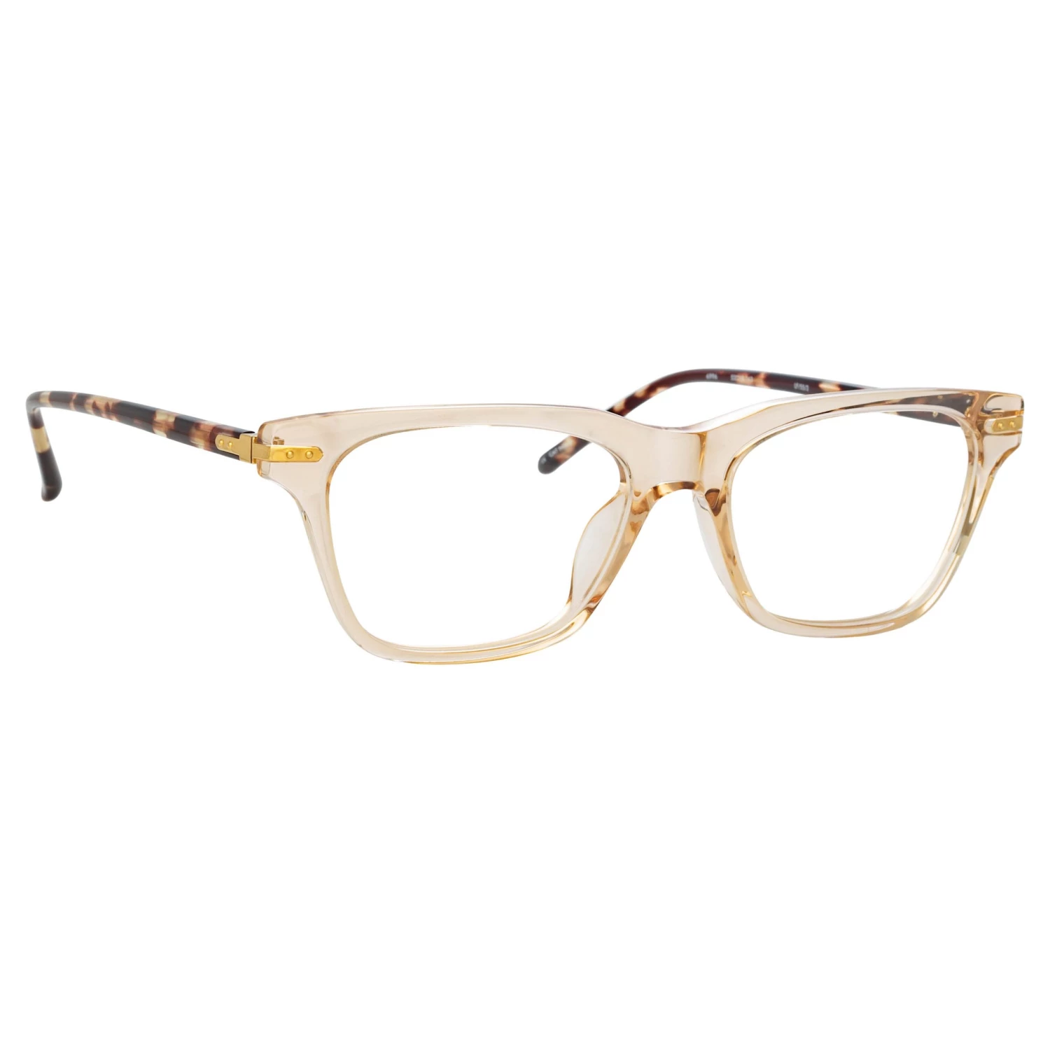 Linda Farrow Linear Mae Cat Eye Optical Frame In Ash 2 Linda Farrow Linear Mae Cat Eye Optical Frame In Ash