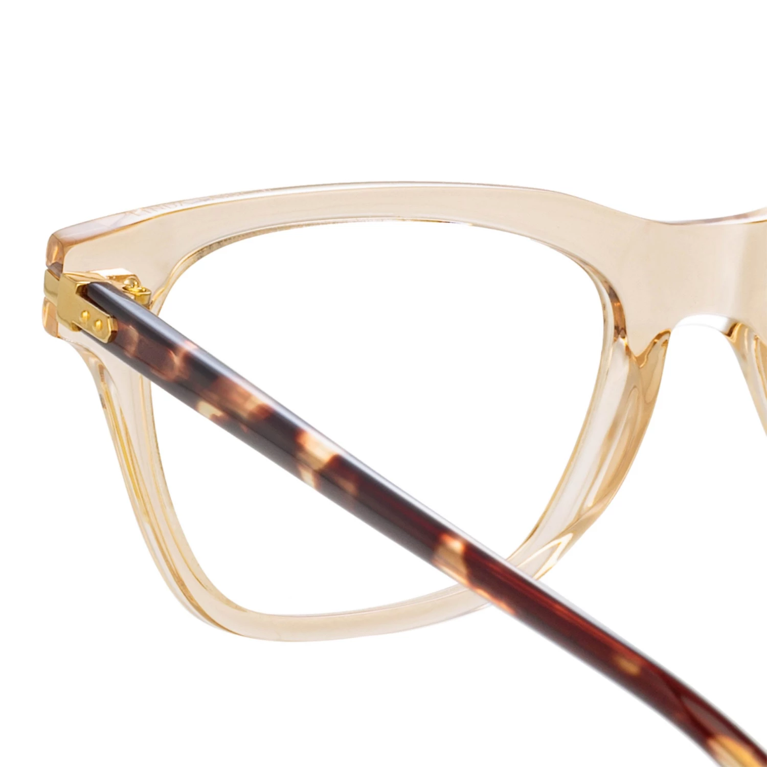 Linda Farrow Linear Mae Cat Eye Optical Frame In Ash 4 Linda Farrow Linear Mae Cat Eye Optical Frame In Ash