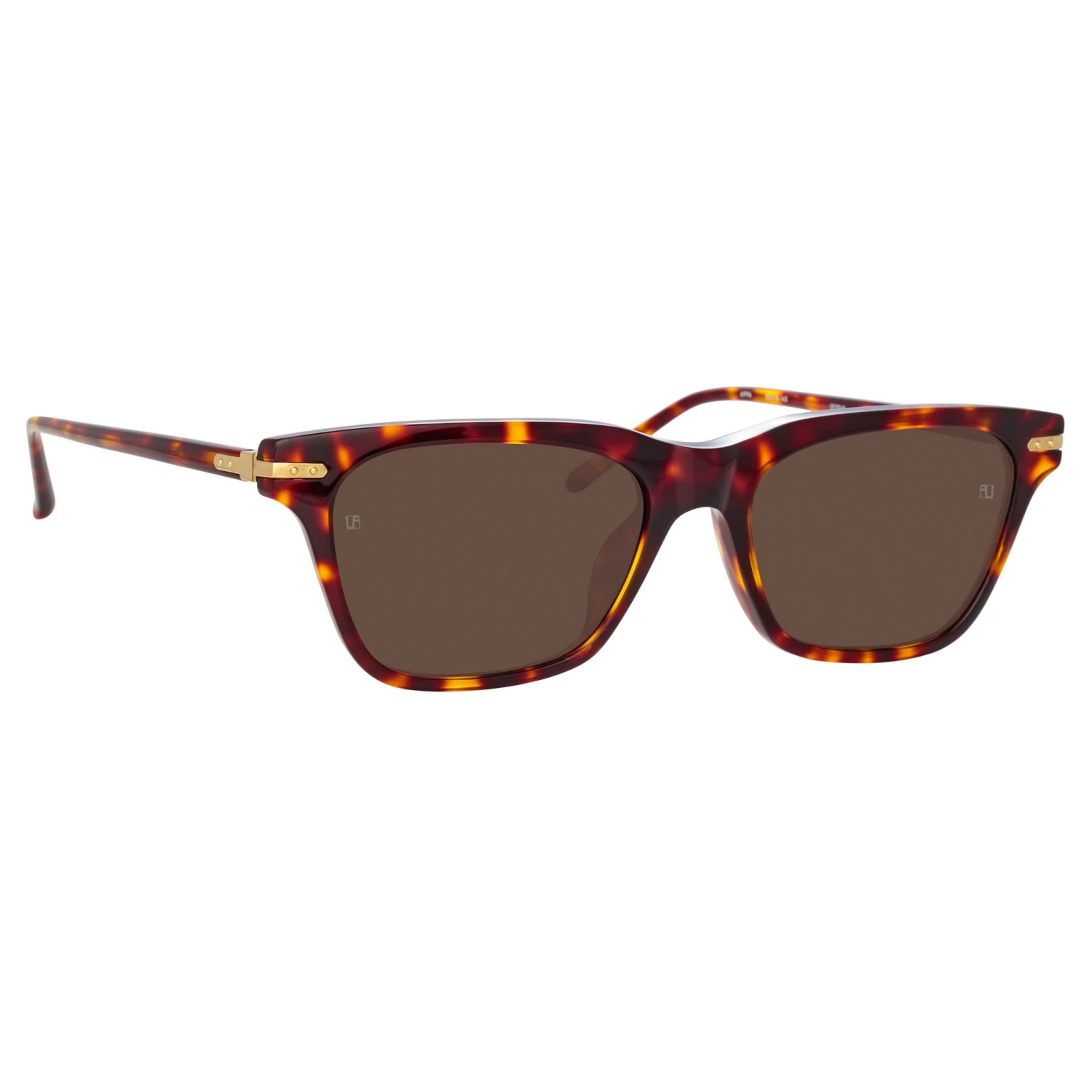Linda Farrow Linear Mae A Cat Eye Sunglasses In Tortoiseshell The LINEAR Collection 2 Linda Farrow Linear Mae A Cat Eye Sunglasses In Tortoiseshell The LINEAR Collection