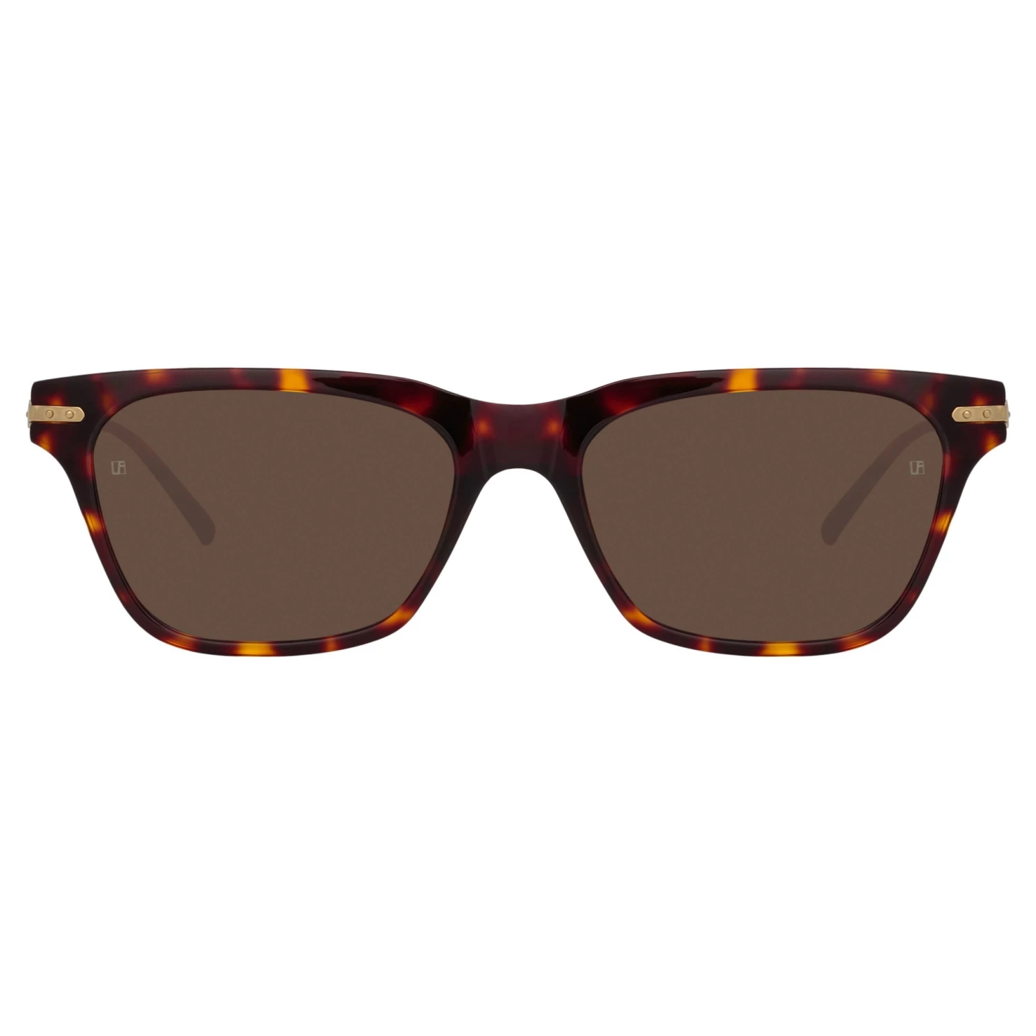 Linda Farrow Linear Mae A Cat Eye Sunglasses In Tortoiseshell The LINEAR Collection 1 Linda Farrow Linear Mae A Cat Eye Sunglasses In Tortoiseshell The LINEAR Collection