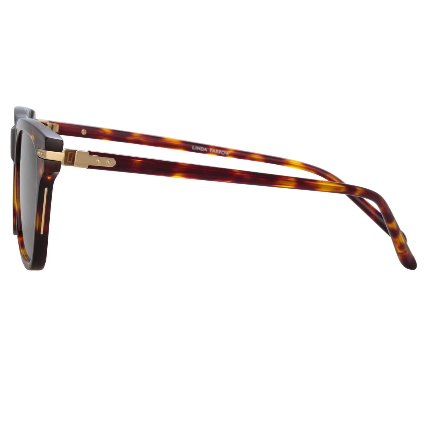 Linda Farrow Linear Mae A Cat Eye Sunglasses In Tortoiseshell The LINEAR Collection 4 Linda Farrow Linear Mae A Cat Eye Sunglasses In Tortoiseshell The LINEAR Collection