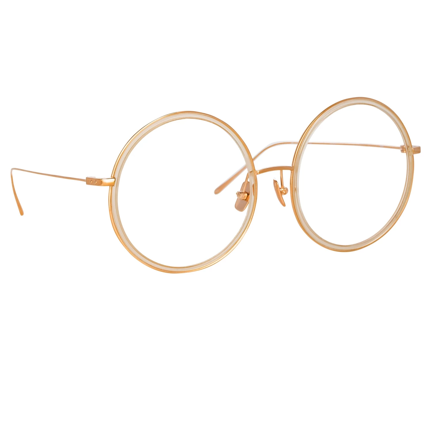 Linda Farrow Linear Alesia A Round Sunglasses In Ash 2 Linda Farrow Linear Alesia A Round Sunglasses In Ash