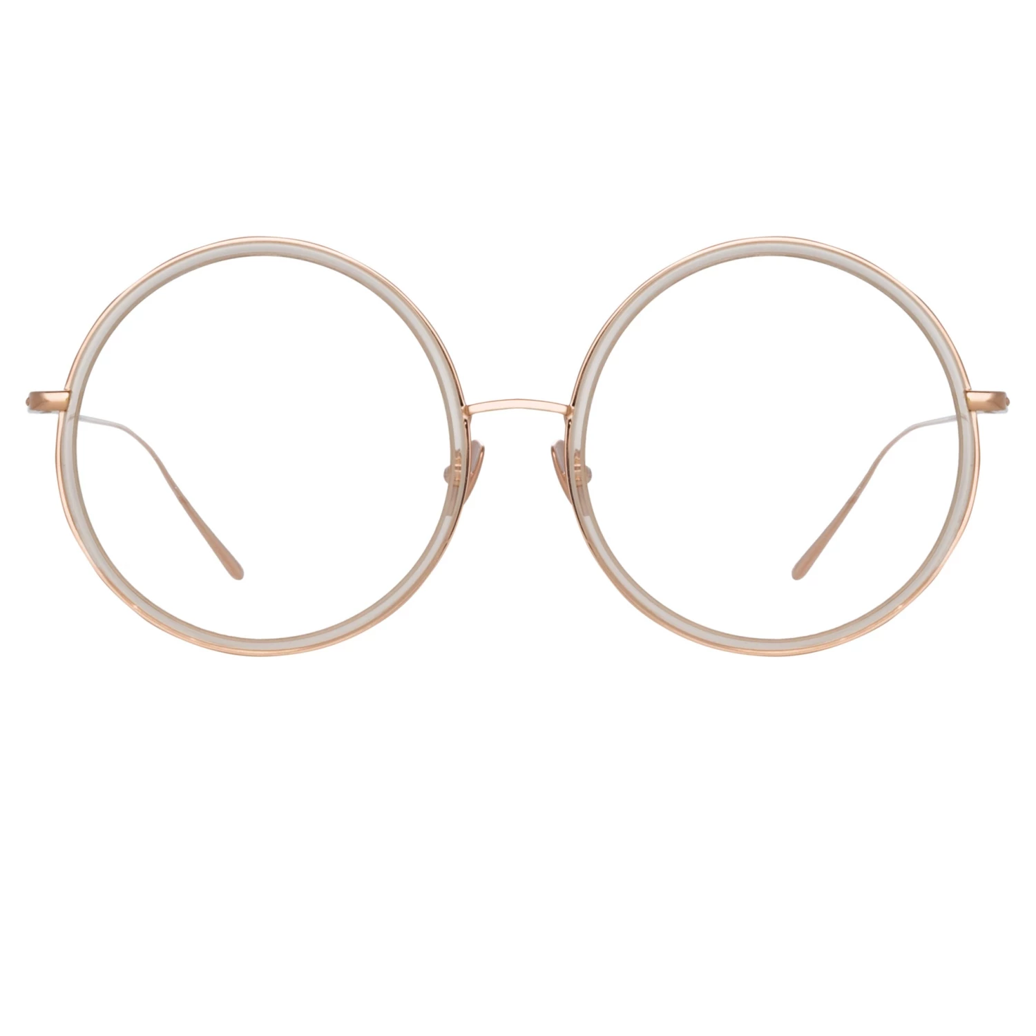 Linda Farrow Linear Alesia A Round Sunglasses In Ash 1 Linda Farrow Linear Alesia A Round Sunglasses In Ash