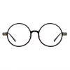 Linda Farrow Linear Spire A Round Optical Frame In Black