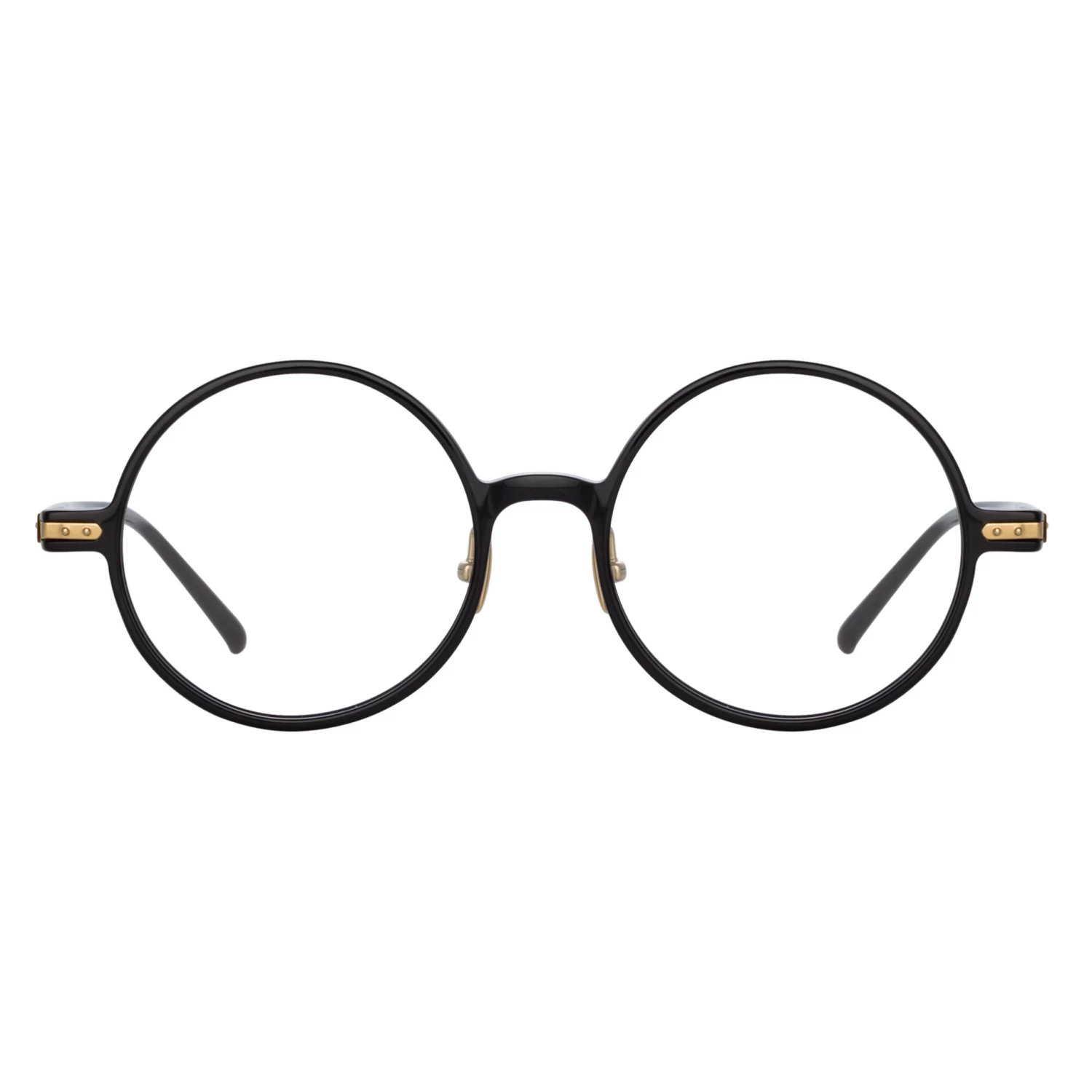 Linda Farrow Linear Spire A Round Optical Frame In Black 1 Linda Farrow Linear Spire A Round Optical Frame In Black