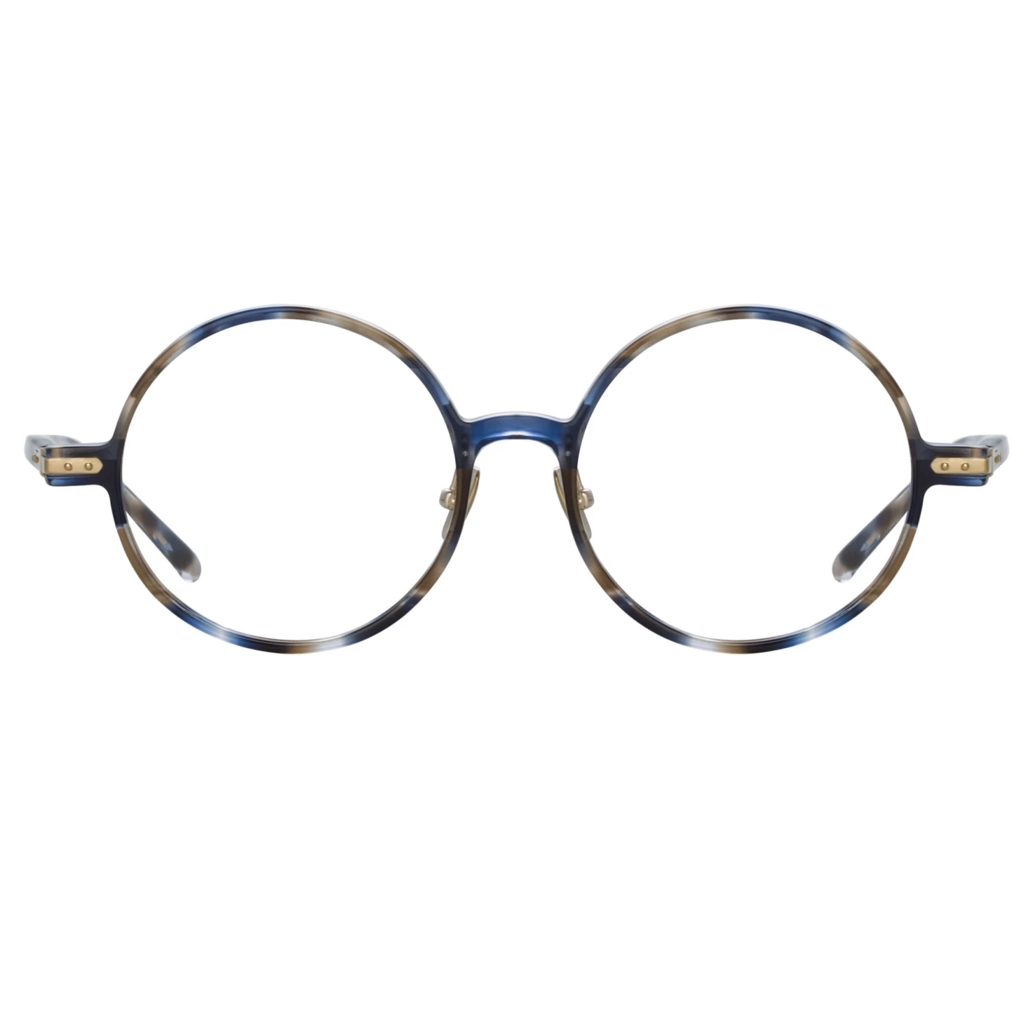 Linda Farrow Linear Spire A Round Optical Frame In Blue Tortoiseshell The LINDA FARROW Spring/Summer '22 Collection 1 Linda Farrow Linear Spire A Round Optical Frame In Blue Tortoiseshell The LINDA FARROW Spring/Summer '22 Collection
