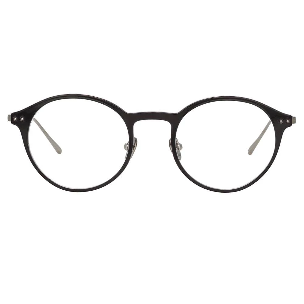 Linda Farrow Lee Oval Optical Frame In Black 1 Linda Farrow Lee Oval Optical Frame In Black