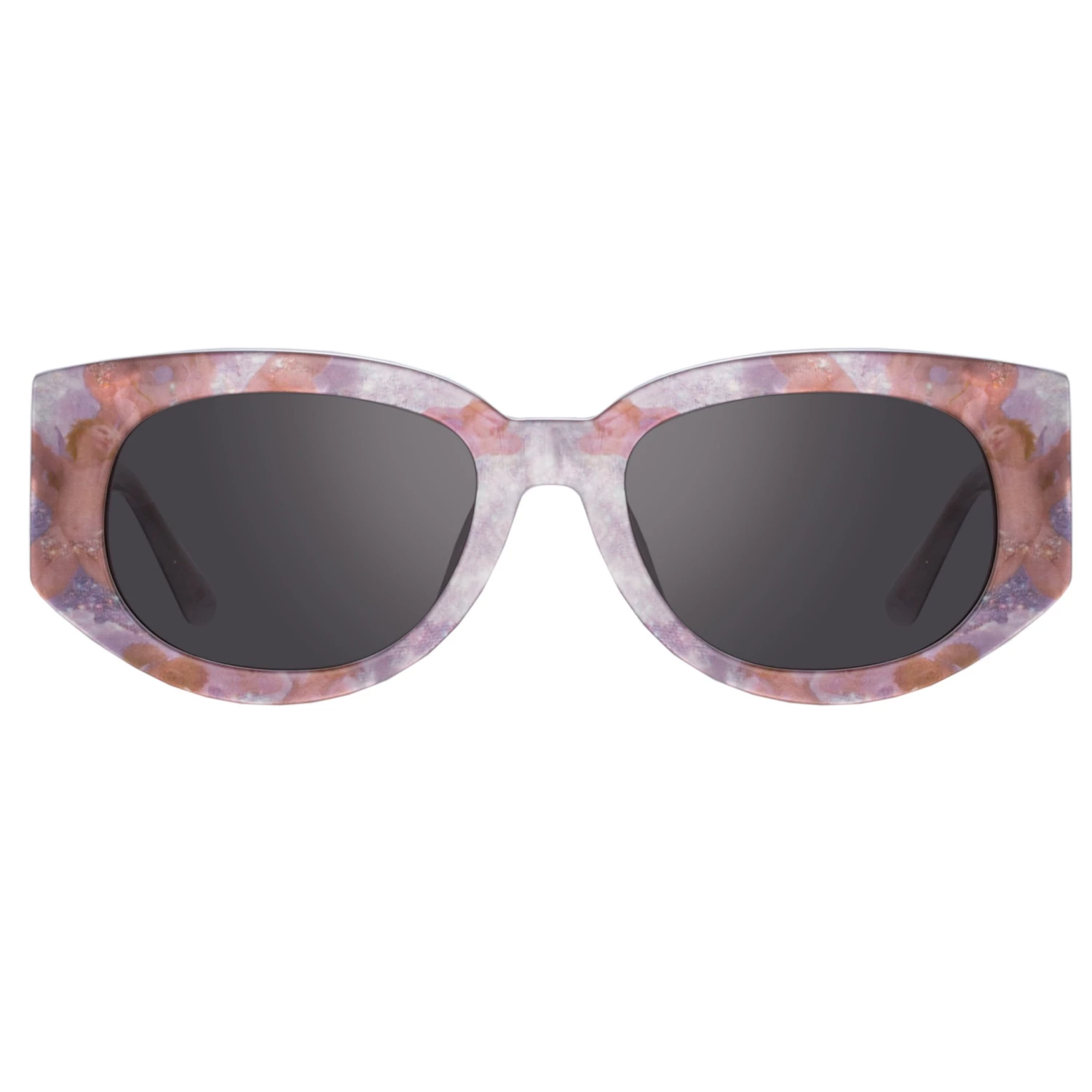 LINDA FARROW (U.K.) Debbie D-Frame Sunglasses In Renaissance 1 LINDA FARROW (U.K.) Debbie D-Frame Sunglasses In Renaissance