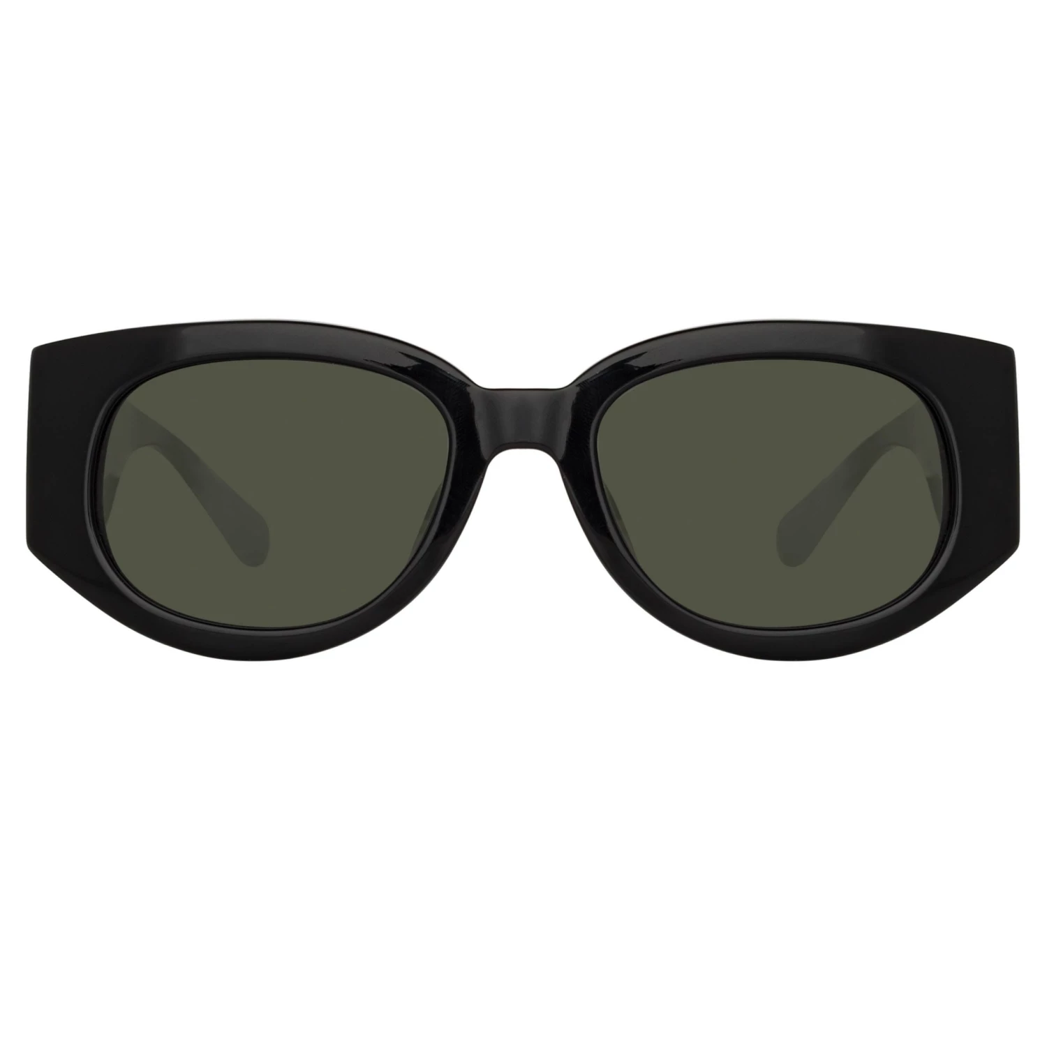 Linda Farrow The Debbie | D-Frame Sunglasses In Black (C1) Women's 2 Linda Farrow The Debbie | D-Frame Sunglasses In Black (C1) Women's