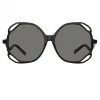 Linda Farrow Jerry Oversized Sunglasses In Black