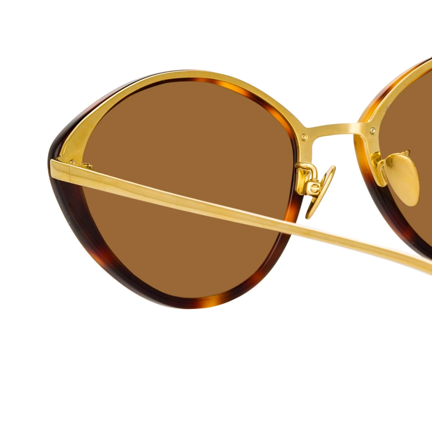 Linda Farrow Women's Lucy Cat Eye Sunglasses In Tortoiseshell 4 Linda Farrow Women's Lucy Cat Eye Sunglasses In Tortoiseshell