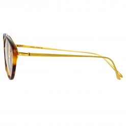 Linda Farrow Lucy Cat Eye Optical Frame In Tortoiseshell