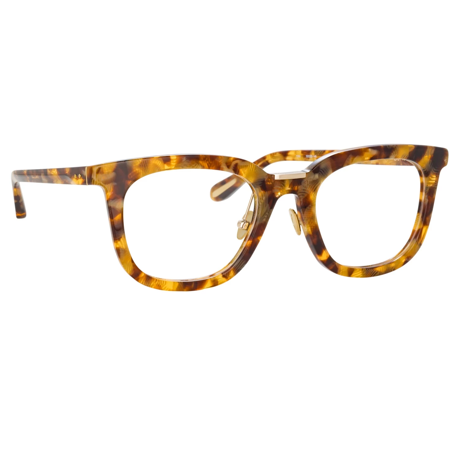 LINDA FARROW (U.K.) Burton Optical D-Frame In Tobacco Tortoiseshell The LINDA FARROW Spring/Summer '22 Collection 2 LINDA FARROW (U.K.) Burton Optical D-Frame In Tobacco Tortoiseshell The LINDA FARROW Spring/Summer '22 Collection