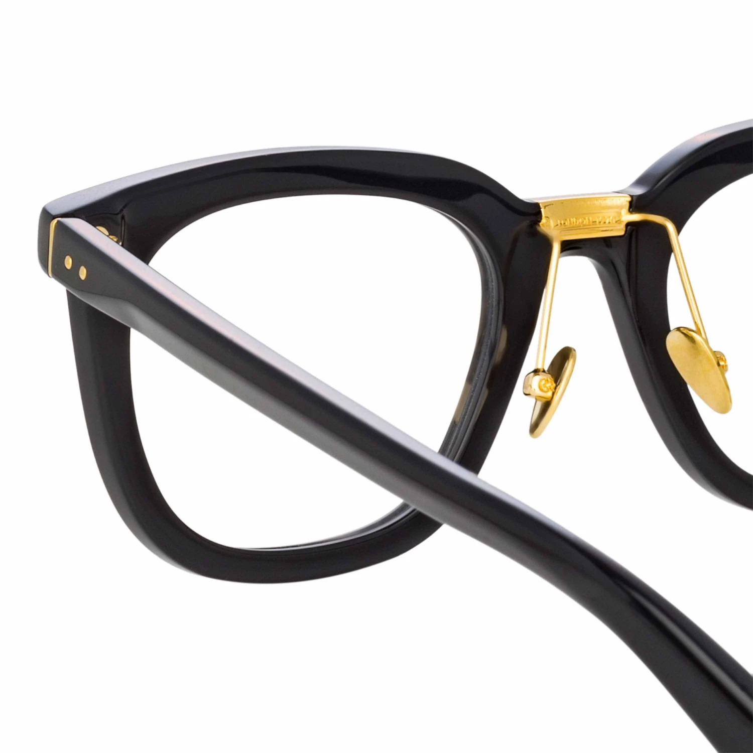LINDA FARROW (U.K.) Burton Optical D-Frame In Black 5 LINDA FARROW (U.K.) Burton Optical D-Frame In Black