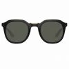 LINDA FARROW (U.K.) Fletcher Angular Sunglasses In Black Women's