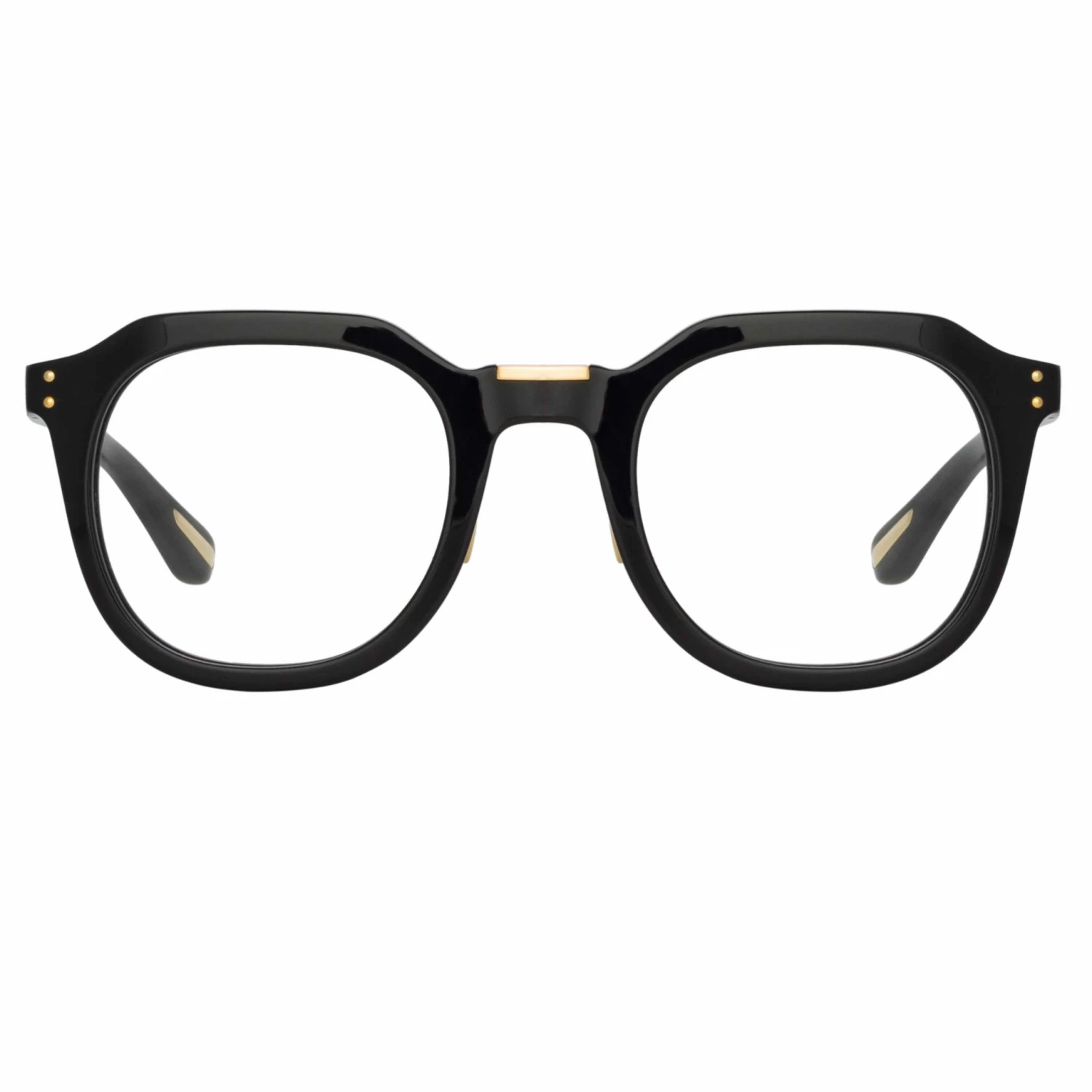LINDA FARROW (U.K.) The CORE Optical Collection The Fletcher | Optical Angular Frame In Black (C5) 1 LINDA FARROW (U.K.) The CORE Optical Collection The Fletcher | Optical Angular Frame In Black (C5)