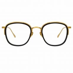 LINDA FARROW (U.K.) Aldrin Optical Square Frame In Black Women's