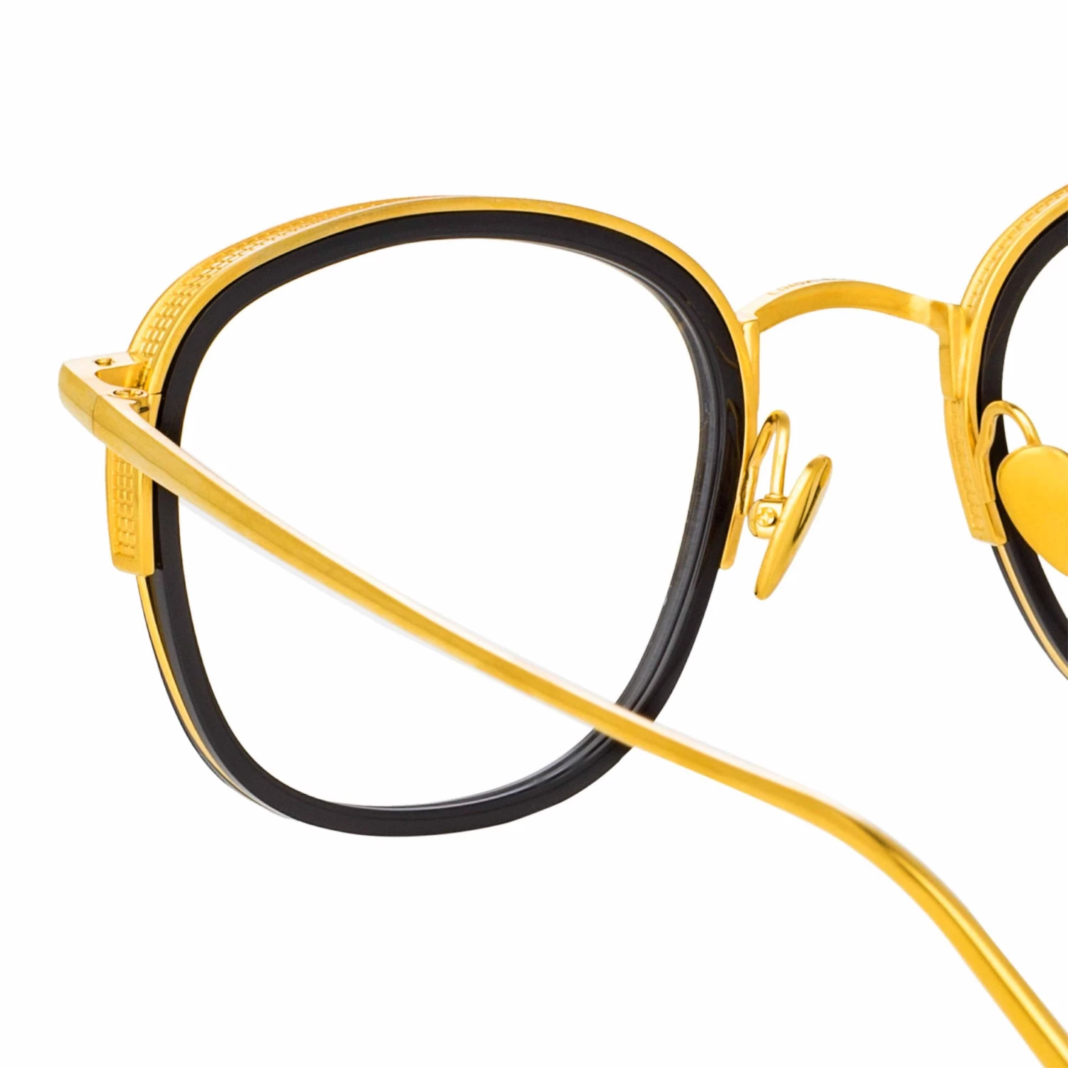 LINDA FARROW (U.K.) Aldrin Optical Square Frame In Black Women's 5 LINDA FARROW (U.K.) Aldrin Optical Square Frame In Black Women's