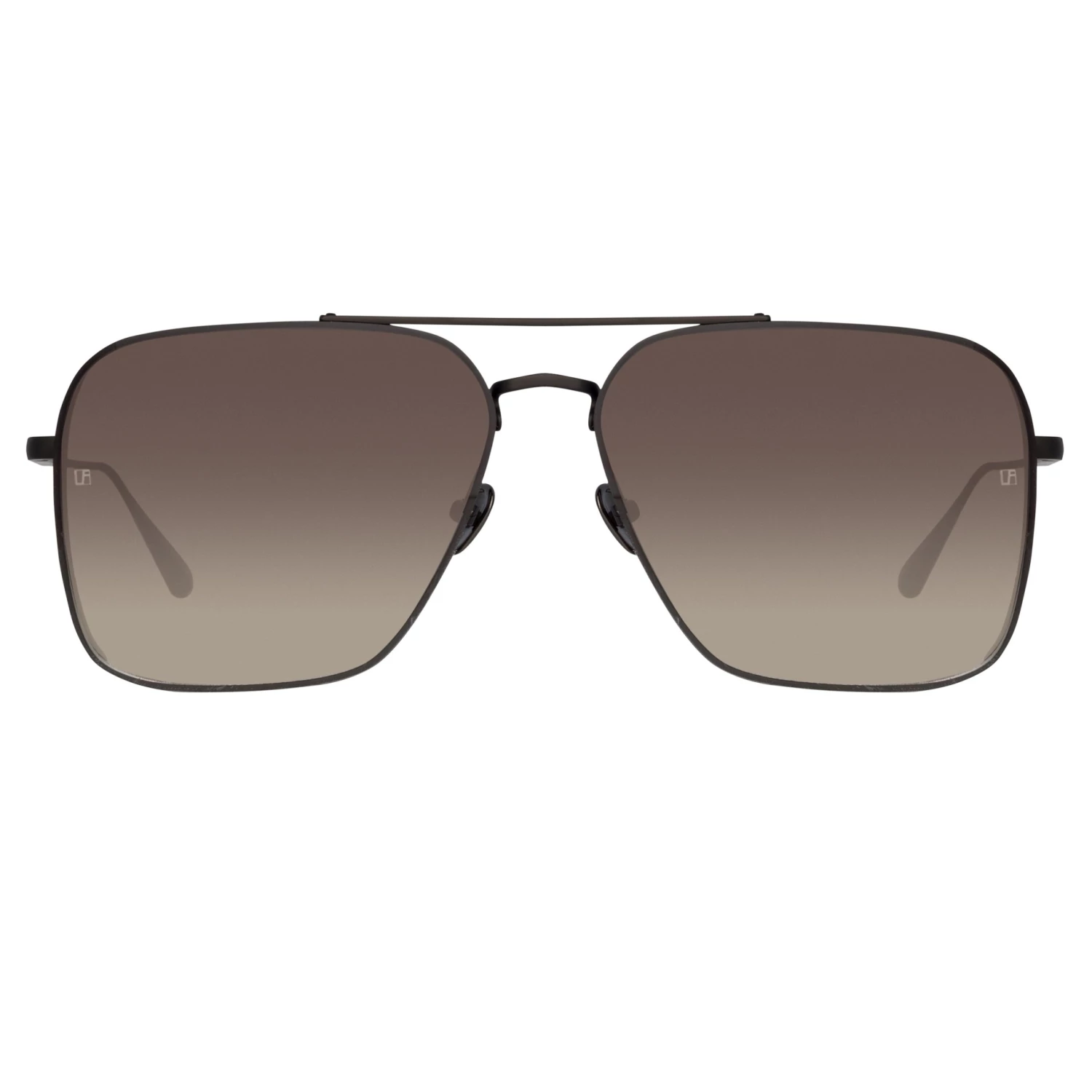 LINDA FARROW (U.K.) Asher Aviator Sunglasses In Black Women's 1 LINDA FARROW (U.K.) Asher Aviator Sunglasses In Black Women's