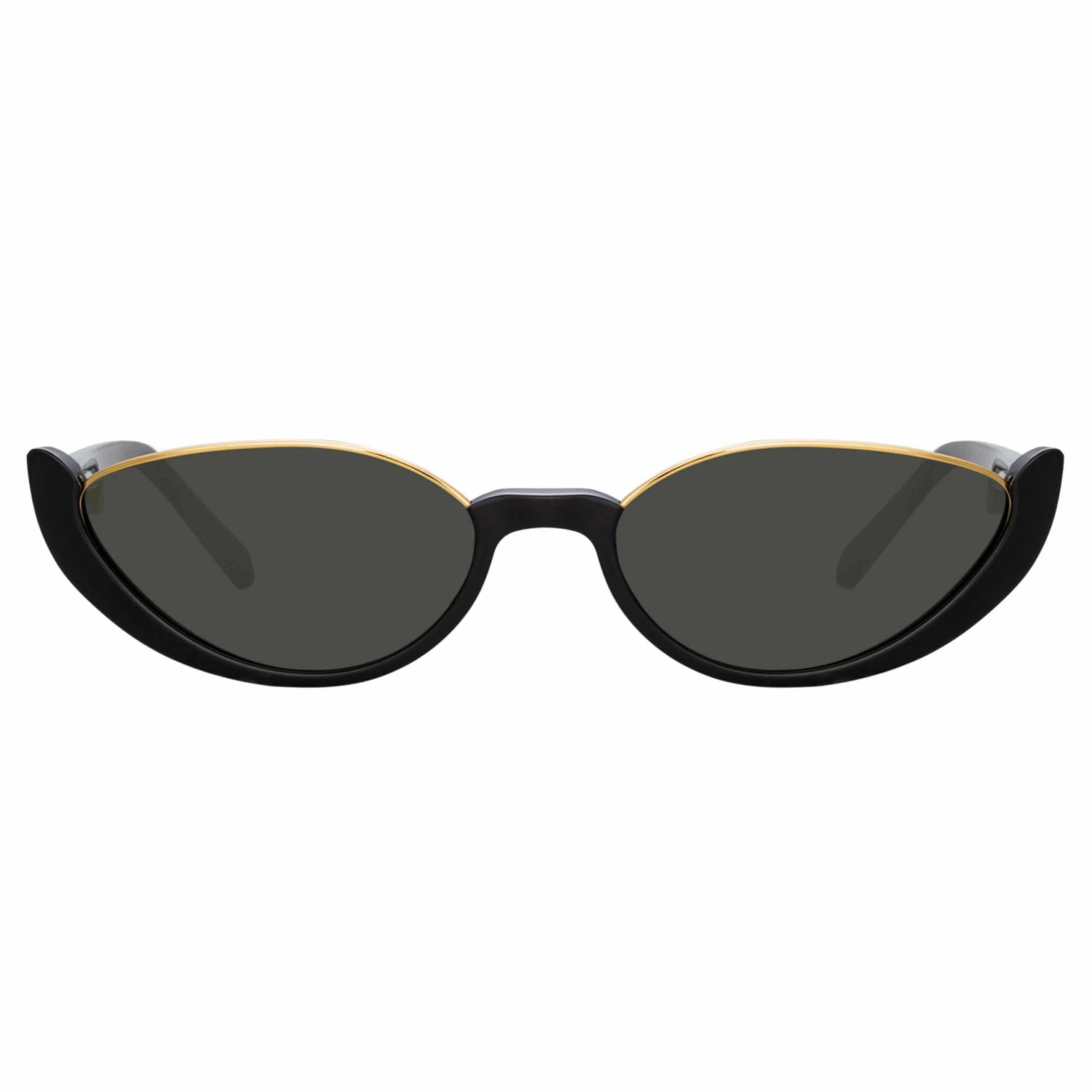 LINDA FARROW (U.K.) Women's Robyn Cat Eye Sunglasses In Black 1 LINDA FARROW (U.K.) Women's Robyn Cat Eye Sunglasses In Black