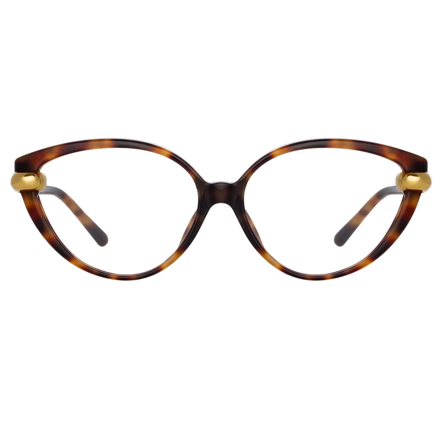 LINDA FARROW (U.K.) Palm Cat Eye Optical Frame In Tortoiseshell The LINDA FARROW Spring/Summer '22 Collection 1 LINDA FARROW (U.K.) Palm Cat Eye Optical Frame In Tortoiseshell The LINDA FARROW Spring/Summer '22 Collection