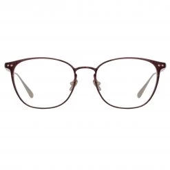 LINDA FARROW (U.K.) The LINDA FARROW Spring/Summer '22 Collection Xate Rectangular Optical Frame In Brown