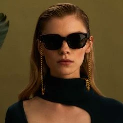 LINDA FARROW (U.K.) Women's Deni D-Frame Sunglasses In Tortoiseshell