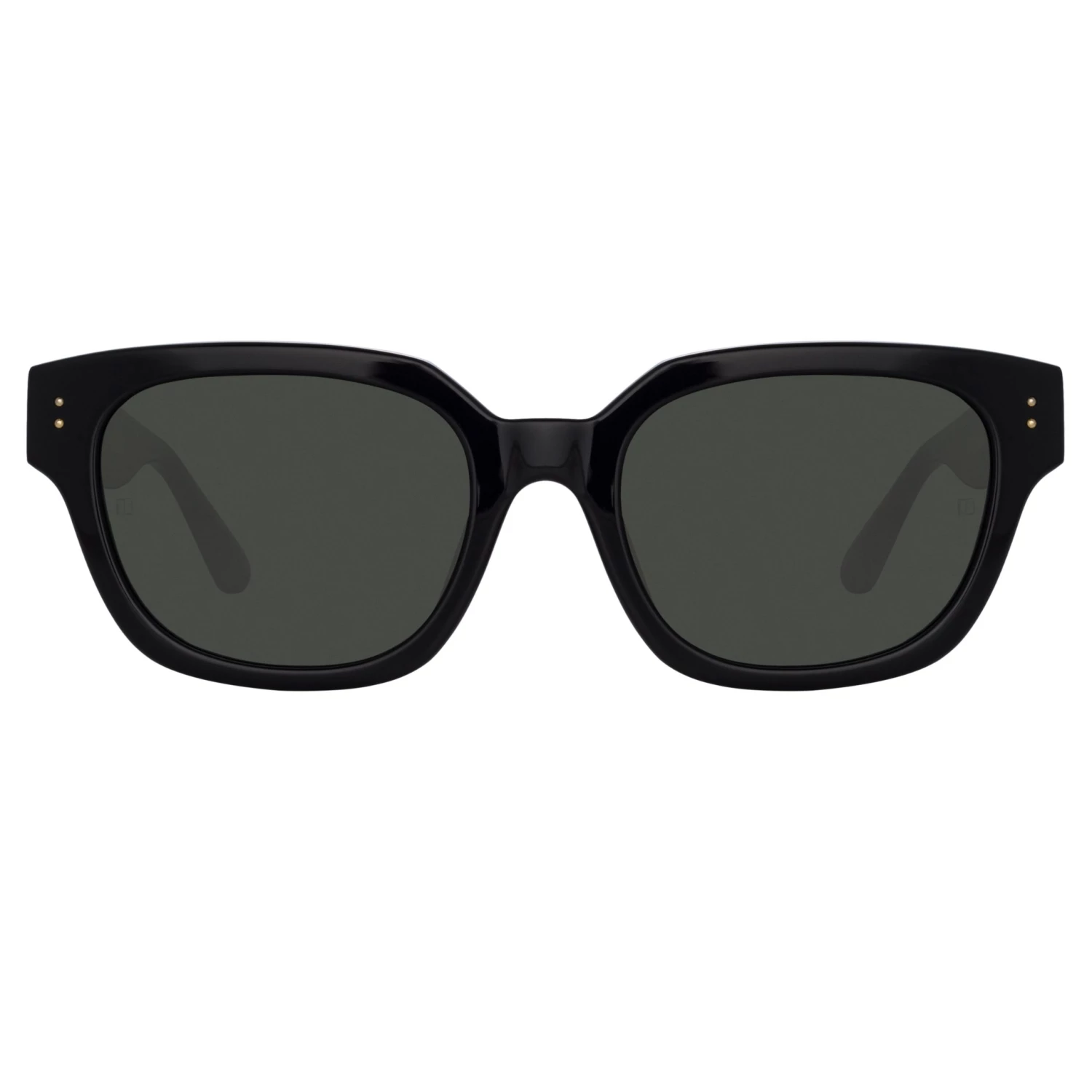 LINDA FARROW (U.K.) Deni D-Frame Sunglasses In Black 2 LINDA FARROW (U.K.) Deni D-Frame Sunglasses In Black