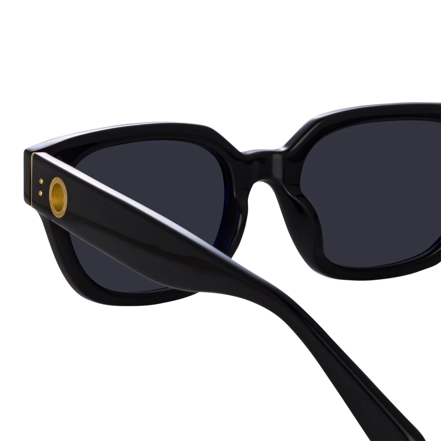 LINDA FARROW (U.K.) Deni D-Frame Sunglasses In Black 5 LINDA FARROW (U.K.) Deni D-Frame Sunglasses In Black