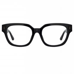 LINDA FARROW (U.K.) Deni Optical D-Frame In Black