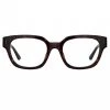 LINDA FARROW (U.K.) Deni Optical D-Frame In Tortoiseshell The LINDA FARROW Spring/Summer '22 Collection