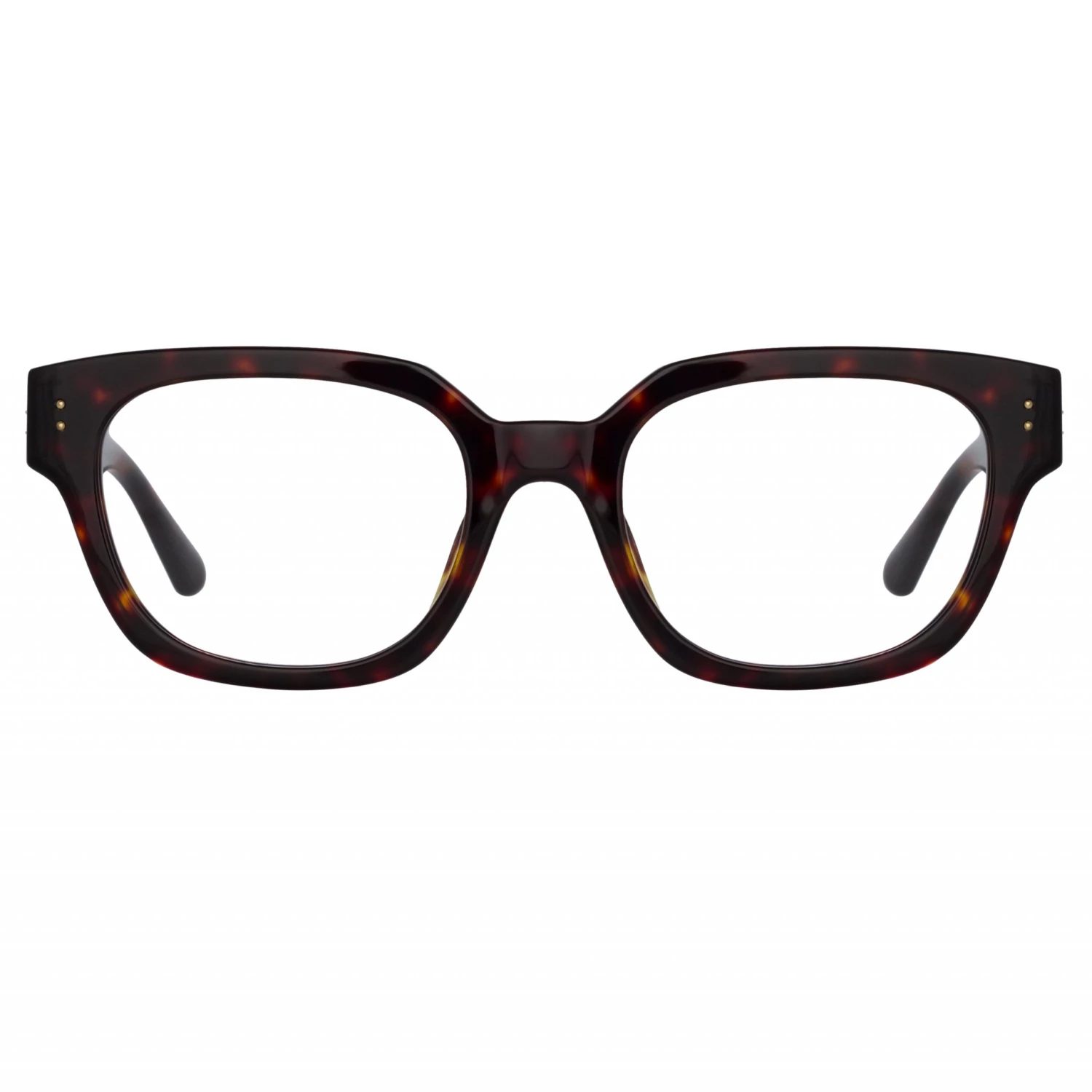 LINDA FARROW (U.K.) Deni Optical D-Frame In Tortoiseshell The LINDA FARROW Spring/Summer '22 Collection 1 LINDA FARROW (U.K.) Deni Optical D-Frame In Tortoiseshell The LINDA FARROW Spring/Summer '22 Collection