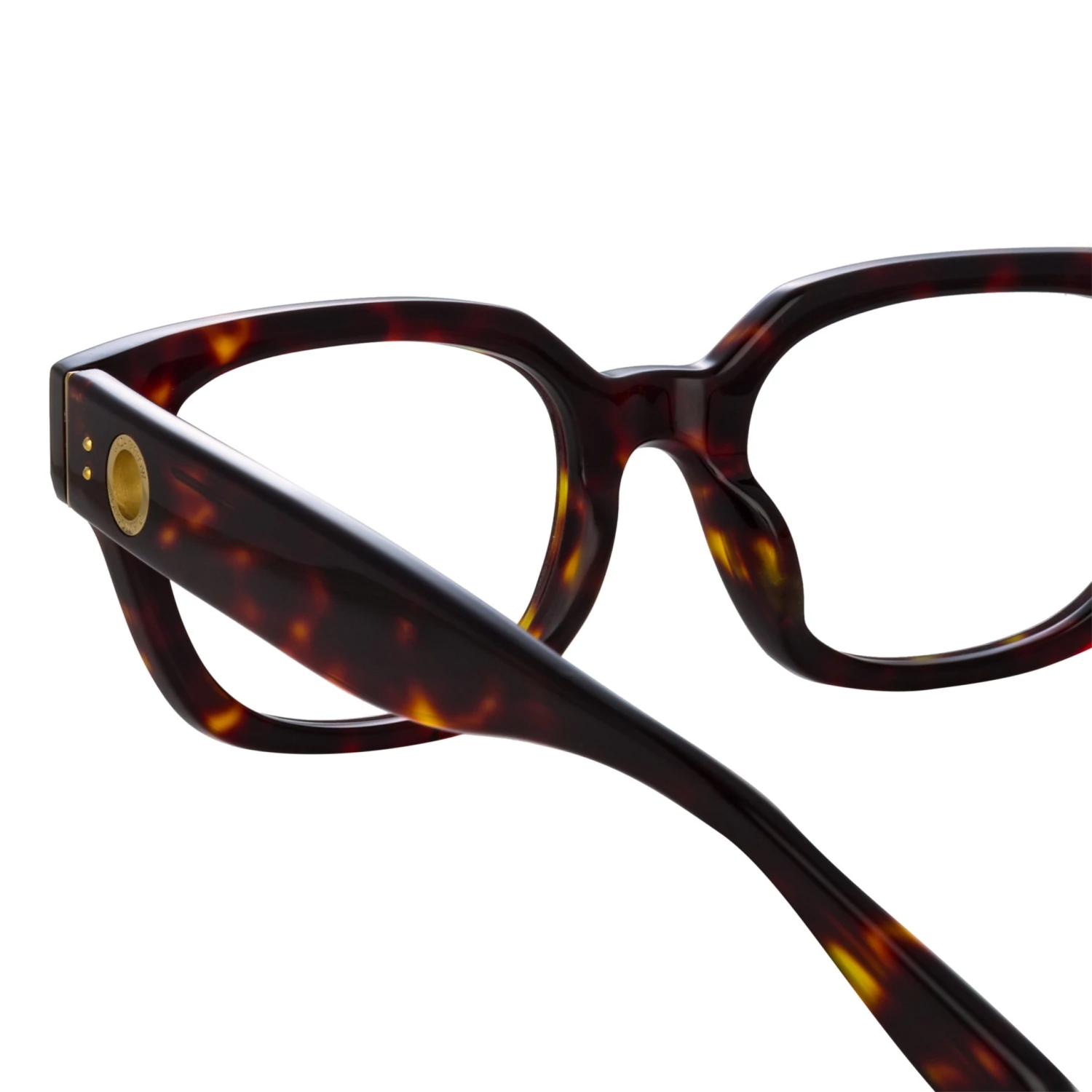 LINDA FARROW (U.K.) Deni Optical D-Frame In Tortoiseshell The LINDA FARROW Spring/Summer '22 Collection 4 LINDA FARROW (U.K.) Deni Optical D-Frame In Tortoiseshell The LINDA FARROW Spring/Summer '22 Collection