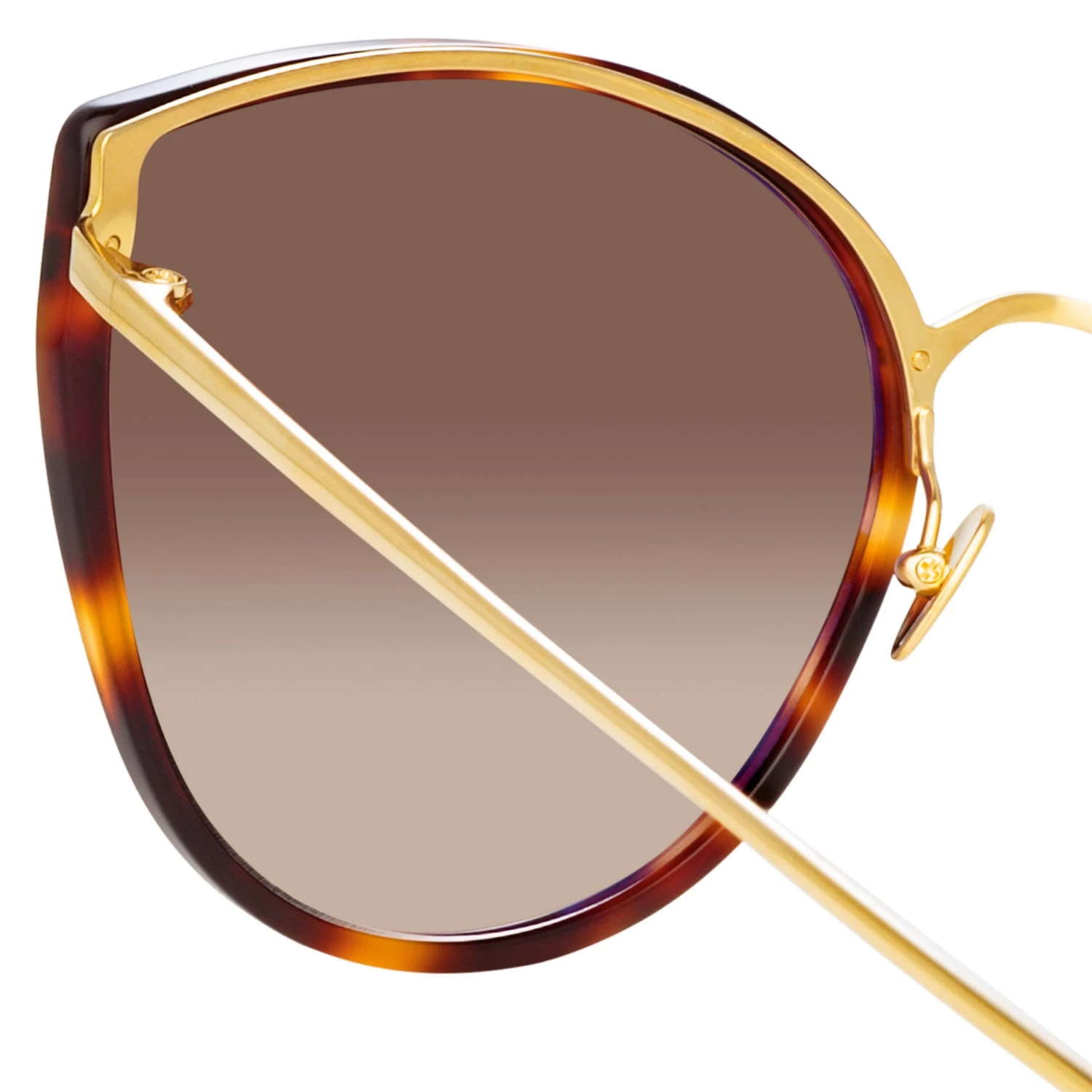 LINDA FARROW (U.K.) Silvie Cat Eye Sunglasses In Tortoiseshell 5 LINDA FARROW (U.K.) Silvie Cat Eye Sunglasses In Tortoiseshell