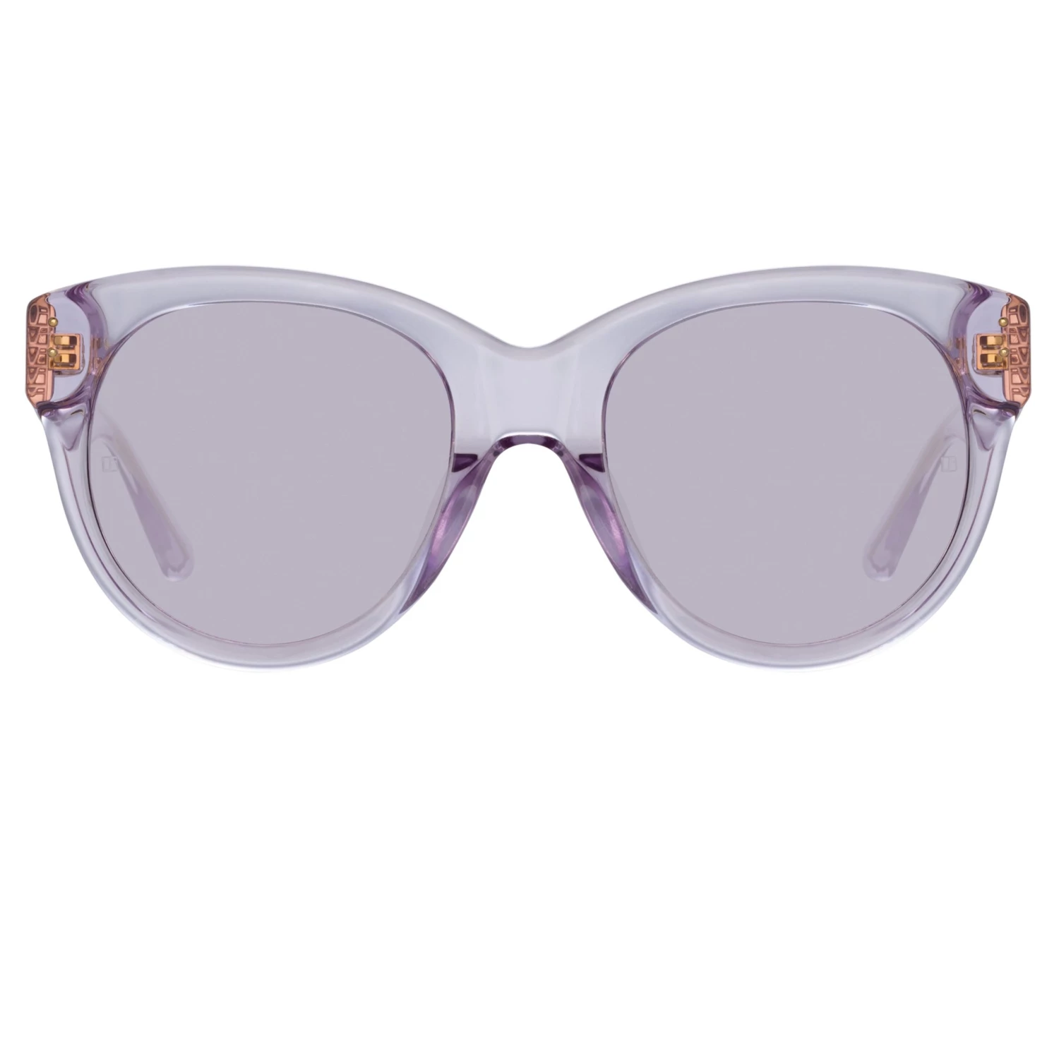 LINDA FARROW (U.K.) Madi Oversized Sunglasses In Lilac Women's 1 LINDA FARROW (U.K.) Madi Oversized Sunglasses In Lilac Women's