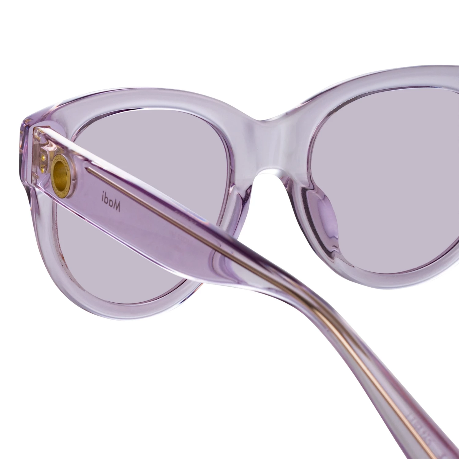LINDA FARROW (U.K.) Madi Oversized Sunglasses In Lilac Women's 3 LINDA FARROW (U.K.) Madi Oversized Sunglasses In Lilac Women's