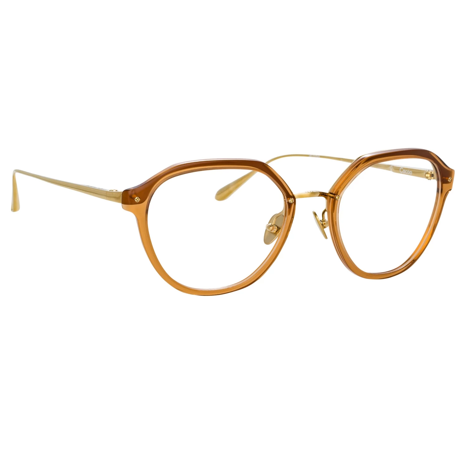 LINDA FARROW (U.K.) Cacao Angular Sunglasses In Tobacco The LINDA FARROW Spring/Summer '22 Collection 2 LINDA FARROW (U.K.) Cacao Angular Sunglasses In Tobacco The LINDA FARROW Spring/Summer '22 Collection