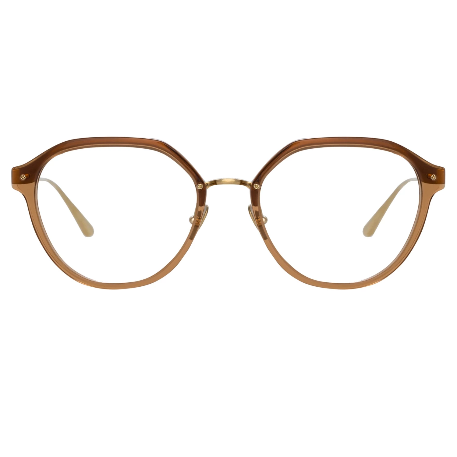 LINDA FARROW (U.K.) Cacao Angular Sunglasses In Tobacco The LINDA FARROW Spring/Summer '22 Collection 1 LINDA FARROW (U.K.) Cacao Angular Sunglasses In Tobacco The LINDA FARROW Spring/Summer '22 Collection