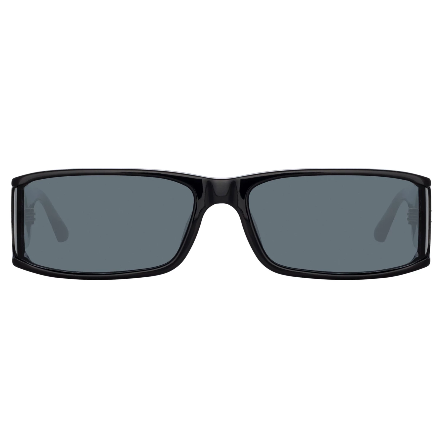 LINDA FARROW (U.K.) Women's Mya Rectangular Sunglasses In Black 2 LINDA FARROW (U.K.) Women's Mya Rectangular Sunglasses In Black