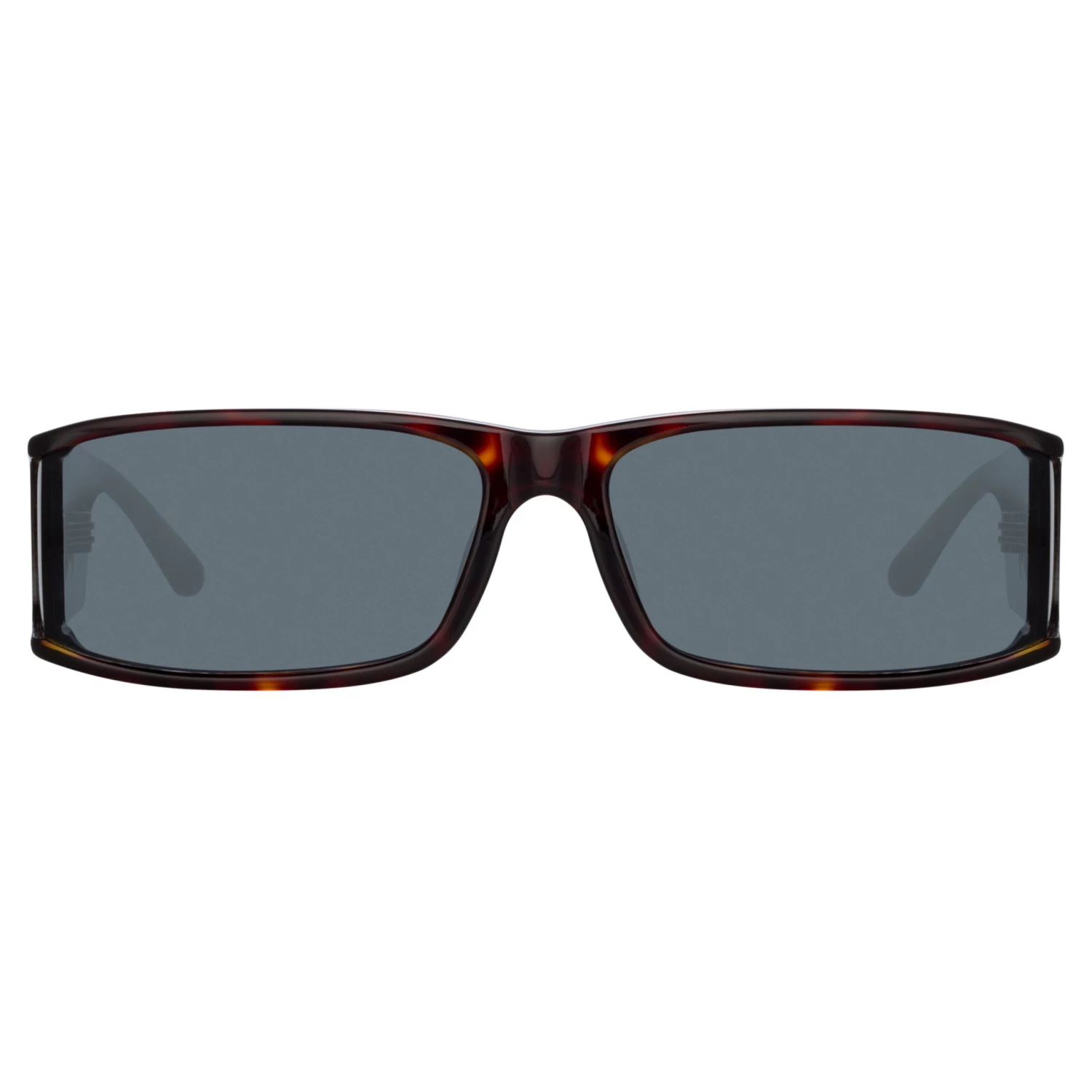 LINDA FARROW (U.K.) Women's Mya Rectangular Sunglasses In Tortoiseshell 2 LINDA FARROW (U.K.) Women's Mya Rectangular Sunglasses In Tortoiseshell