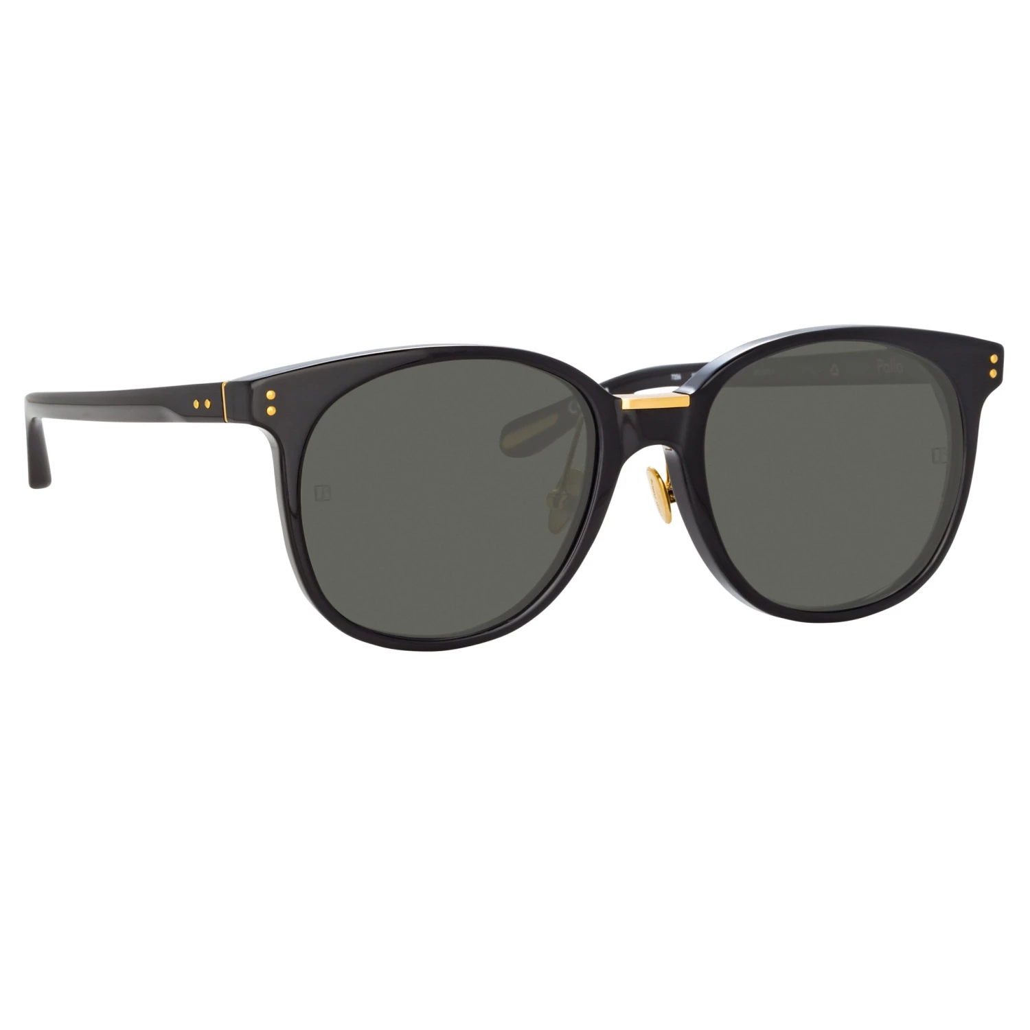 LINDA FARROW (U.K.) Palla D-Frame Sunglasses In Black Women's 2 LINDA FARROW (U.K.) Palla D-Frame Sunglasses In Black Women's