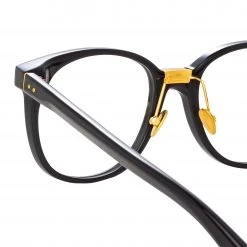 Linda Farrow Palla Optical D-Frame Frame In Black The LINDA FARROW Spring/Summer '22 Collection