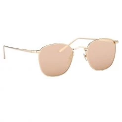Linda Farrow Women's The Simon | Square Sunglasses In Rose Gold Frame (C3)