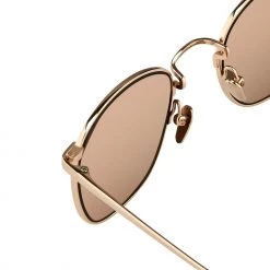Linda Farrow Women's The Simon | Square Sunglasses In Rose Gold Frame (C3)