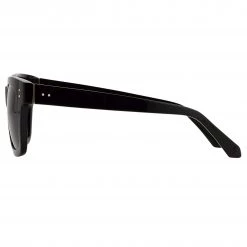 Linda Farrow The Max | D-Frame Sunglasses In Black Frame (C4) 8 Linda Farrow The Max | D-Frame Sunglasses In Black Frame (C4)