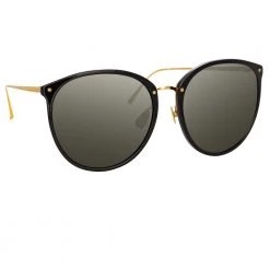 LINDA FARROW Sales 12 Linda Farrow The Kings | Oversized Sunglasses In Black Frame (C1)