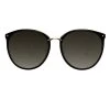 Linda Farrow The Kings | Oversized Sunglasses In Black Frame (C1)