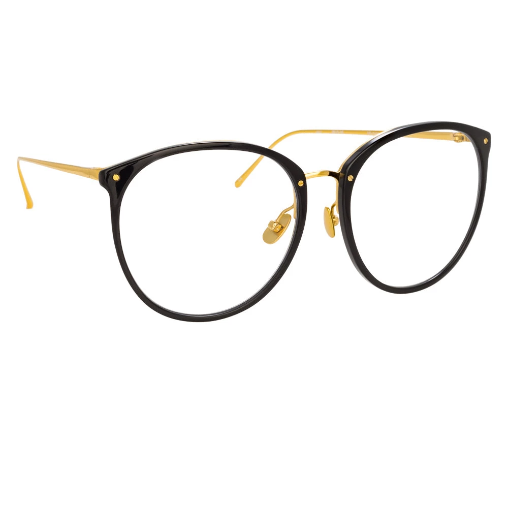 Linda Farrow The Kings | Oversized Optical Frame In Black (C7) 3 Linda Farrow The Kings | Oversized Optical Frame In Black (C7)